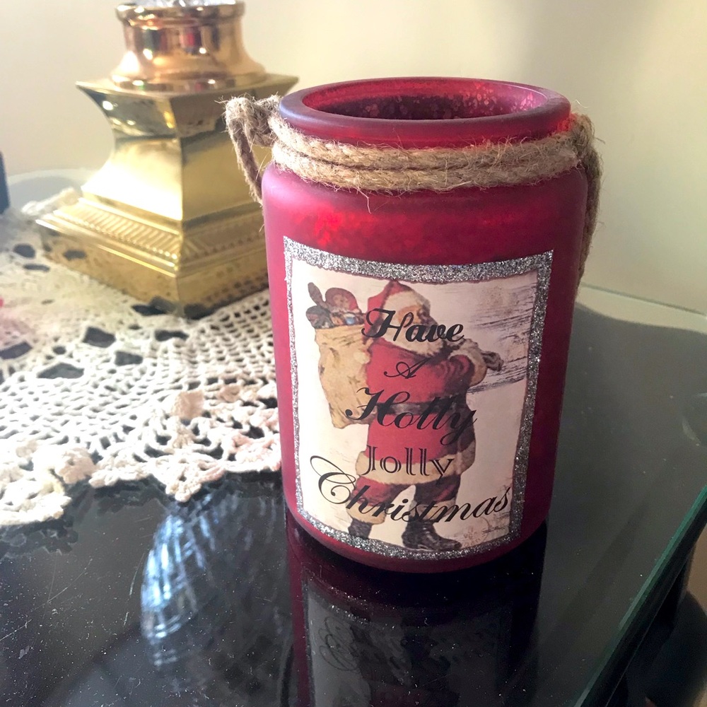 Christmas Candle Jar🎄☃️
